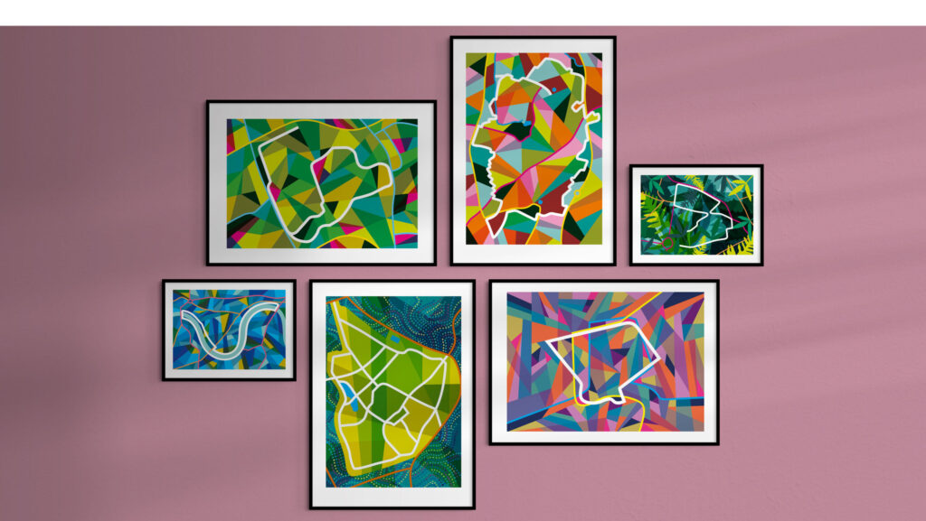 Gallery of graphic prints by Ailsa Drake